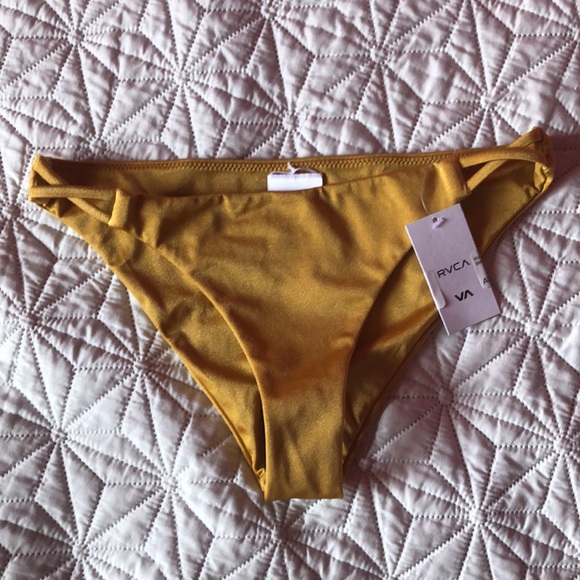 🎁4 for $50🎁 RVCA bikini bottom (yellow) - Picture 2 of 6